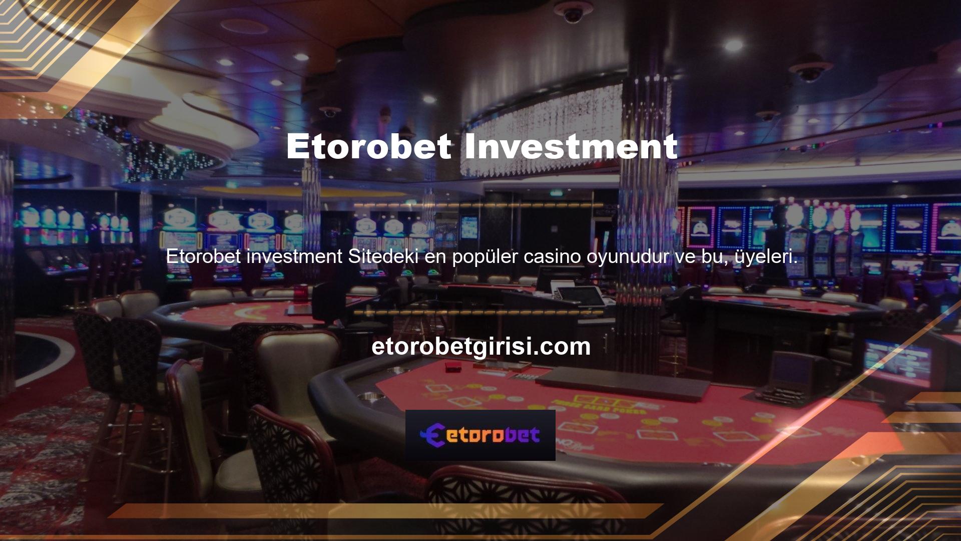 Bir casino şirketi olarak Etorobet, üyelerine çok çeşitli poker bahisleri sunmaktadır
