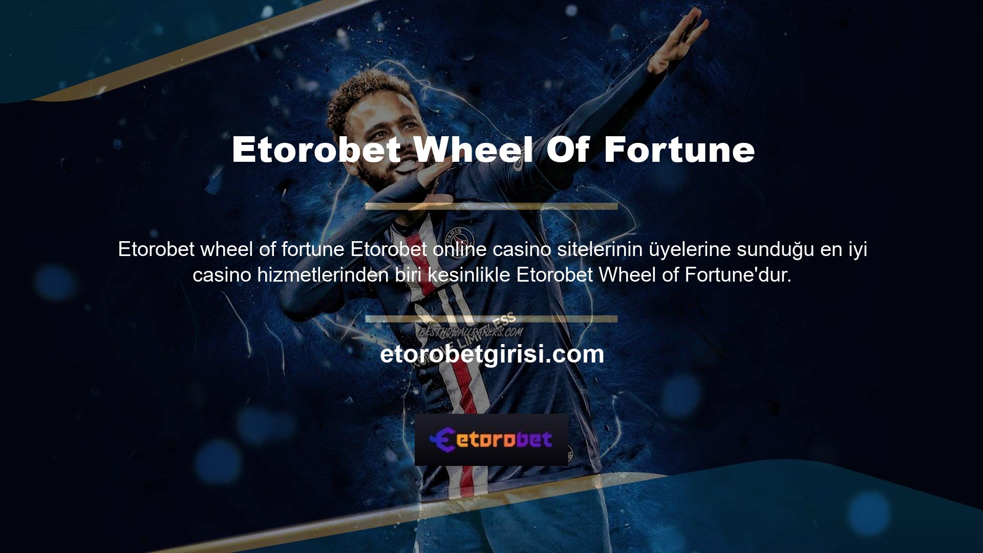 Bildiğiniz gibi Wheel of Fortune, dünya çapındaki casino siteleri ve uygulamalarındaki en iyi oyunlardan biridir