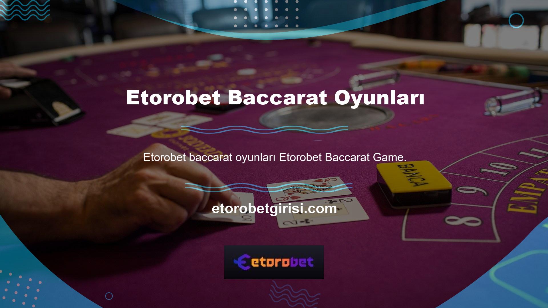 Baccarat'tan büyük bir gelir kaynağı sunuyor