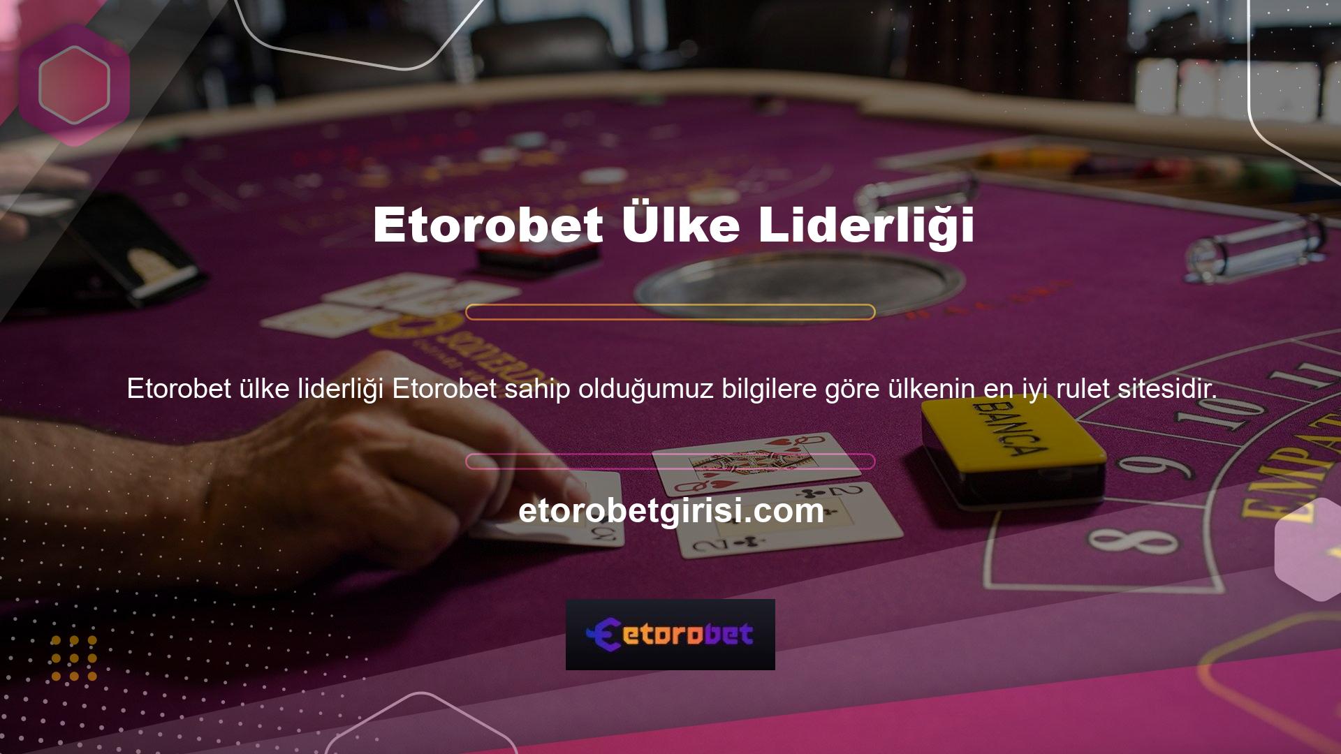 Etorobet kullanmak için kaydolmanız ve kaydetmek istediğiniz ayrıntıları girmeniz gerekir